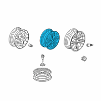 OEM 2020 Honda Civic DISK, ALUMINUM WHEEL (17X7J) (KOSEI) Diagram - 42700-TGG-AD1