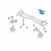 OEM Ford Mustang Transmission Mount Diagram - 8R3Z-7E373-A