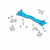 OEM 2005 Ford Mustang Rear Support Diagram - 6R3Z-6A023-AA