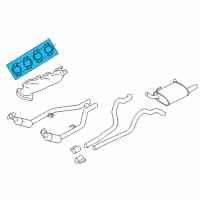 OEM 2010 Ford Mustang Gasket Diagram - 4G7Z-9448-AA