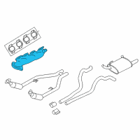 OEM 2009 Ford Mustang Exhaust Manifold Diagram - 7R3Z-9431-AA