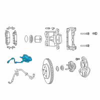 OEM 2016 Dodge Charger Sensor-Anti-Lock Brakes Diagram - 68199988AD