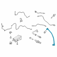 OEM Ford PCV Tube Diagram - GK4Z-6758-B