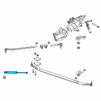 OEM 2015 Ram 2500 DAMPER-Steering Diagram - 68232449AC