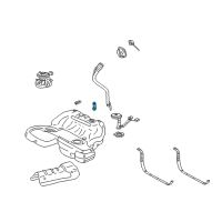 OEM Cadillac STS Filler Hose Diagram - 15925742