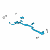 OEM 2017 Chevrolet Colorado Cooler Line Diagram - 84075818
