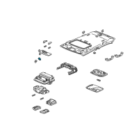 OEM Holder, Sunvisor (Light Cream Ivory) Diagram - 88217-S04-003ZT