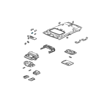 OEM 2005 Honda Accord Bulb (12V 2.0W) Diagram - 83223-S7A-J51