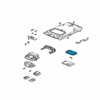 OEM 2007 Acura TSX Base (Light Cream Ivory) Diagram - 34252-S5A-003ZK