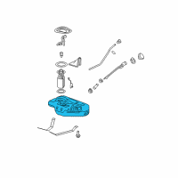OEM 2010 Buick Lucerne Tank Asm-Fuel Diagram - 20887143