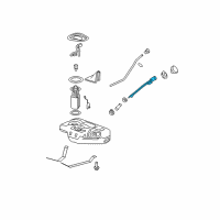 OEM 2007 Cadillac DTS Filler Pipe Diagram - 15146017