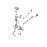 OEM Cadillac Fuel Cap Diagram - 15893693