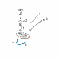 OEM 2002 Cadillac DeVille Strap Asm-Fuel Tank Diagram - 20885539