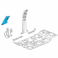 OEM Chrysler Panel-A Pillar Diagram - 5JY54BDXAE