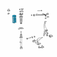 OEM 2015 Lexus RC350 Spring, Coil, Front Diagram - 48131-24610