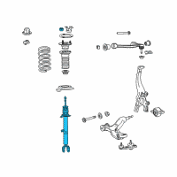 OEM Lexus RC350 ABSORBER Set, Shock Diagram - 48520-80572