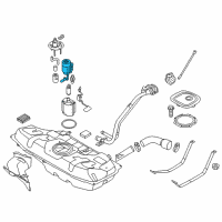 OEM 2014 Kia Forte5 Fuel Pump Filter Diagram - 311123R000