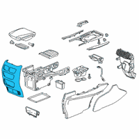 OEM Acura MDX Garnish, Rear (Light Jewel Gray) Diagram - 83433-TZ5-A01ZB