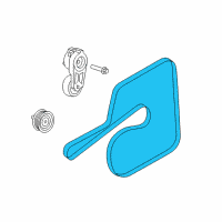 OEM 2020 Dodge Challenger Belt-SERPENTINE Diagram - 4861928AA