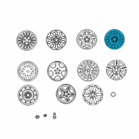 OEM 1998 Dodge Intrepid Steel Wheel Diagram - 4782175AB