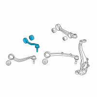 OEM 2014 Hyundai Genesis Rear Arm Assembly-Front Upper, LH Diagram - 54405-3M000