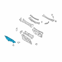 OEM 2010 Mercury Mariner Insulator Diagram - AL8Z-7801588-A