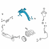 OEM BMW 650i Dynamic Drive Expansion Hose Diagram - 32-41-6-853-949