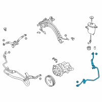 OEM 2015 BMW M6 Gran Coupe Dynamic Drive Expansion Hose Diagram - 32-41-6-791-638