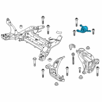 OEM 2021 BMW X1 BRACKET, WISHBONE WITH HYDRO Diagram - 31-12-8-831-645