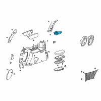 OEM 1999 Chevrolet Venture Holder-Body Side Rear Trim Panel Cup <Use 1C4J*Graphite Diagram - 10289906