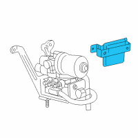 OEM Ford Explorer Sport ABS Control Module Diagram - 1L5Z2C219AB