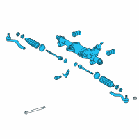 OEM 2017 Lexus IS350 Power Steering Link Assembly Diagram - 44200-53260