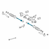 OEM 2018 Lexus IS300 End Sub-Assembly, Steering Diagram - 45503-30160