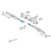 OEM Lexus IS250 End Sub-Assembly, Steering Diagram - 45503-30160