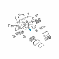 OEM Infiniti Q70 Switch Unit-Ign Diagram - 25151-1MG9A