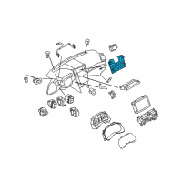 OEM 2010 Infiniti EX35 Switch Assy-Preset Diagram - 25391-1BU7A