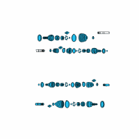 OEM 2005 Chevrolet Aveo Axle Assembly Diagram - 42702796