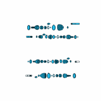 OEM 2009 Chevrolet Aveo5 SHAFT ASM, FRT WHL DRV<SEE BFO> Diagram - 42702797