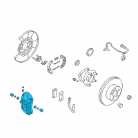 OEM 2012 Nissan GT-R A CALIPER RH 99 Diagram - 44001-JF20D