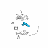 OEM 2000 Lexus LX470 Unit Sub-Assy, Rear Heater Diagram - 87107-35040