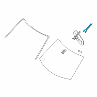 OEM 2014 Nissan Xterra Mirror Cover Diagram - 96329-5Z200