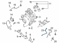 OEM 2014 Ford F-250 Super Duty Sensor Diagram - BC3Z-12B591-C