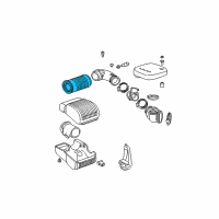 OEM 1999 GMC C3500 Element Diagram - 25168082