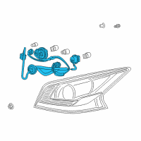 OEM 2015 Nissan Altima Harness Assembly Diagram - 26551-3TA0B