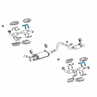 OEM 2018 Lexus LX570 Stay, Converter Protector, NO.2 Diagram - 18421-38030