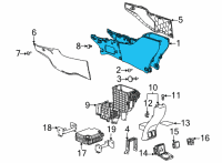 OEM 2020 Buick Encore GX Center Console Diagram - 42708823