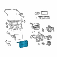 OEM Dodge Challenger Air Conditioning Diagram - 68385097AC