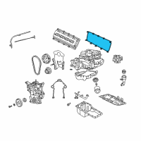 OEM Dodge Durango Gasket-Valve Cover Diagram - 53021535AE