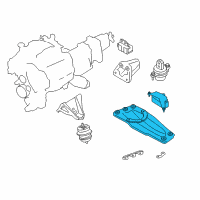 OEM Infiniti M56 Member Engine Mounting Rear Diagram - 11310-1CA0B
