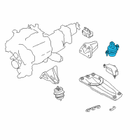 OEM Infiniti M56 Insulator-Engine Mounting, Rh Diagram - 11320-1CA0A